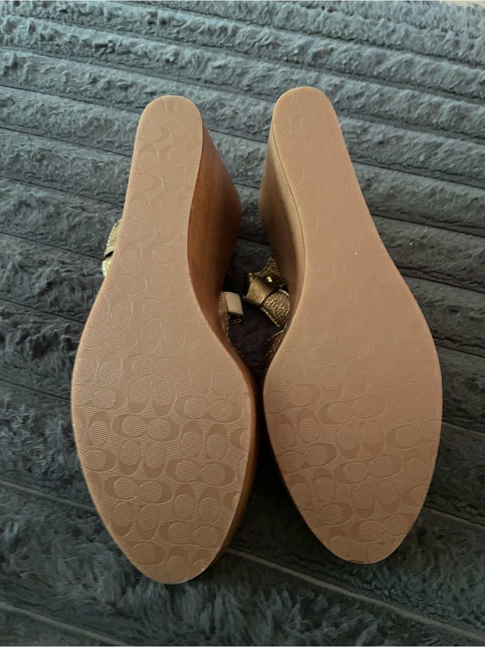Authentic Coach Mayra Wedge Sandals 10B - Picture 6 of 6